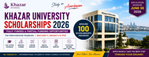 Khazar University 100 Scholarships 2026, Azerbaijan