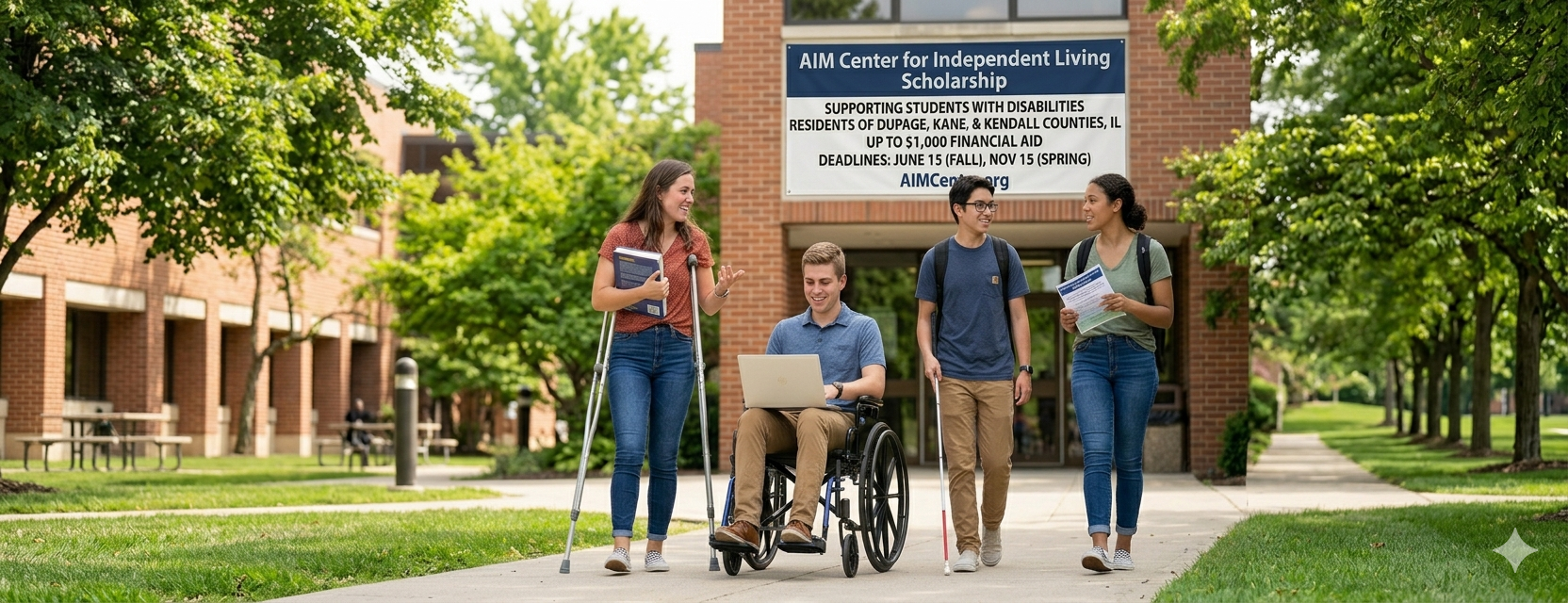 AIM Center Scholarship in USA for Disabled Students