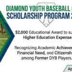 Diamond Youth Baseball Scholarship Program 2026 offering $2,000 college award in USA