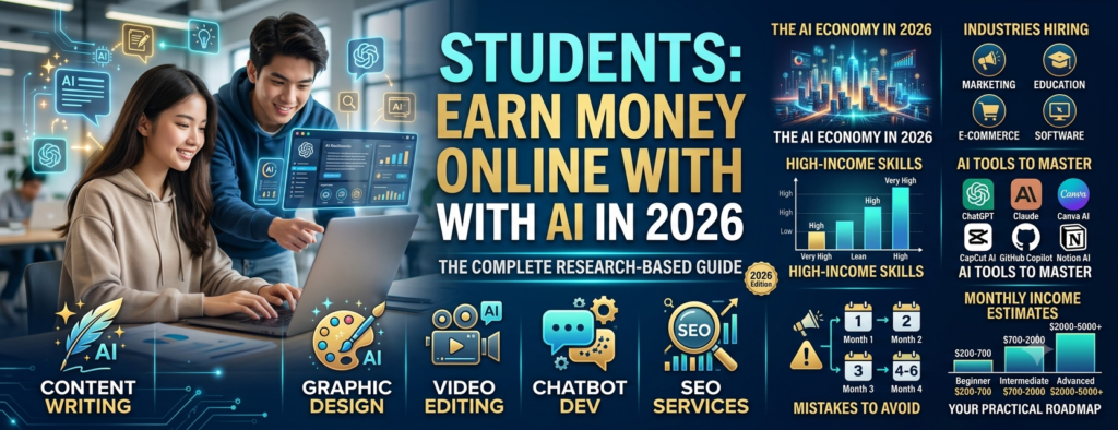 How Students Can Earn Money Online with AI in 2026 Research-Based Guide