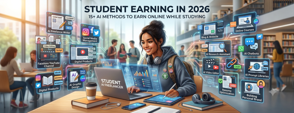 How Students Can Earn Money Online with AI in 2026