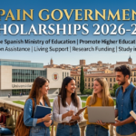 Spain Government Scholarships 2026–2027 for students and researchers studying in Spanish universities