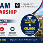 Amsterdam Merit Scholarship 2026 at the University of Amsterdam for non-EU international Master's students in the Netherlands.
