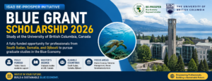 Blue Grant Scholarship 2026 at the University of British Columbia Canada