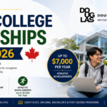 Douglas College International Scholarships 2026 banner for international students studying in Canada