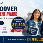 Herbert Hoover Uncommon Student Award 2027 scholarship for Iowa high school juniors in the United States