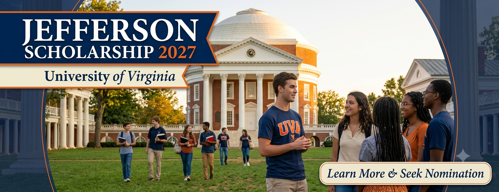 Jefferson Scholarship 2027 at University of Virginia for international students