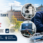 Students working on robotics, automation, and AI research at Uppsala University Åutomate initiative in Sweden.