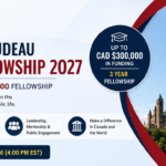 Pierre Elliott Trudeau Foundation Fellowship 2027 in Canada offering up to CAD 300,000 for senior academics in social sciences and humanities.