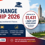 The 431 Exchange Scholarship 2026 for students studying at colleges and universities in Louisiana, USA.