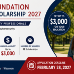 UMSA Foundation Scholarship 2027 in USA offering up to $3,000 for cybersecurity and security management students.
