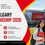 University of Calgary Entrance Scholarship 2026 for international undergraduate students in Canada with renewable CAD 20,000 award.