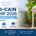 University of North Carolina Morehead-Cain Scholarship 2026 for international students studying in the USA