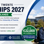 University of Twente Scholarships 2027 in the Netherlands for International Master's Students