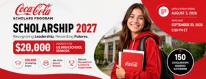 Coca-Cola Scholarship 2027: $20,000 Award for US Seniors
