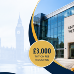 University of Westminster International Postgraduate Excellence Scholarship 2027 for international master's students in the UK.